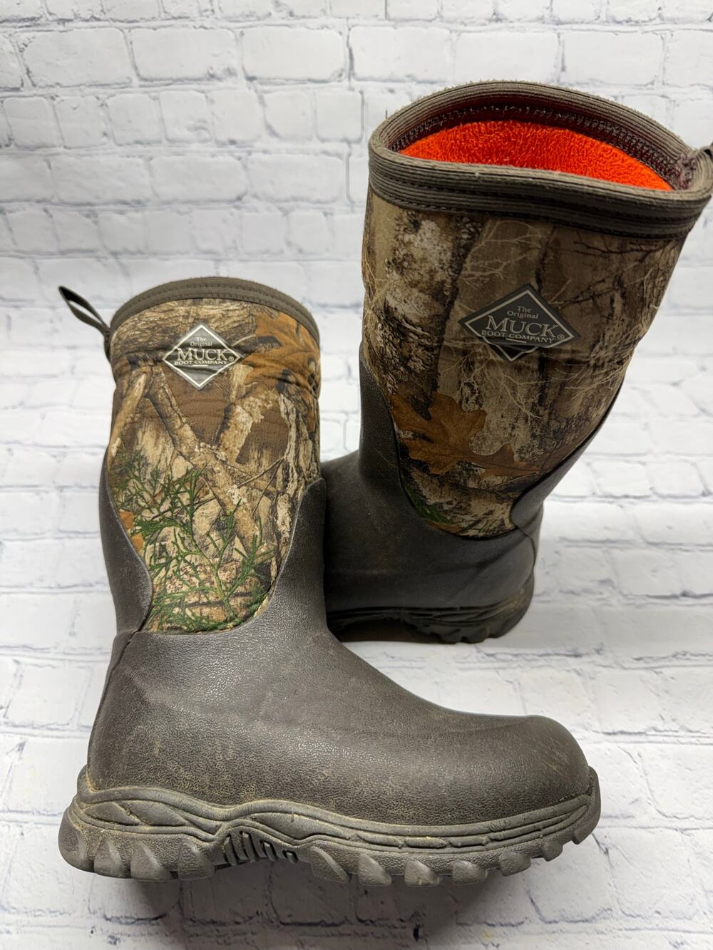 Boys Muck Books Camo Real Tree Size 13